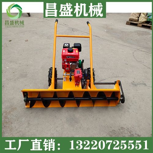 手推式扫雪机汽油小型滚刷扫雪车物业清雪机多功能除雪机