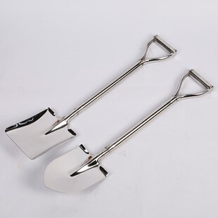 铲子30钢铁花头铲不锈钢钢 铲饲A料铲子铲4大号锹园艺工具铁园艺