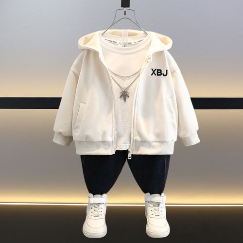 男童卫衣开衫春秋款2025新款儿童春装休闲帅气时髦潮小童初秋外套