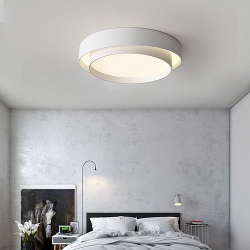 卧室吸顶灯简约现代led圆形书房间灯创意个性餐厅睡房温馨主卧灯