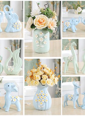 酒柜电视柜摆件j客厅家居现代简约玄关创意小摆设工艺品北欧装饰