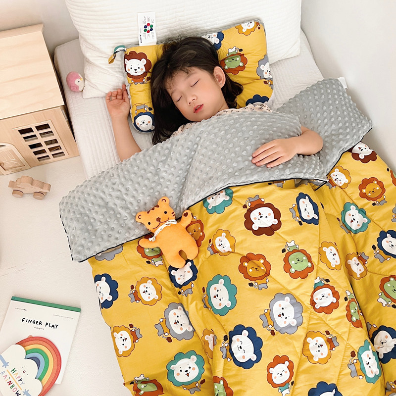 儿童豆豆被子空调被单人学生婴儿四季秋冬加厚幼儿园宝宝午睡毯子,床上用品,化纤被,淘宝优惠券,粉丝福利购,淘宝优惠卷