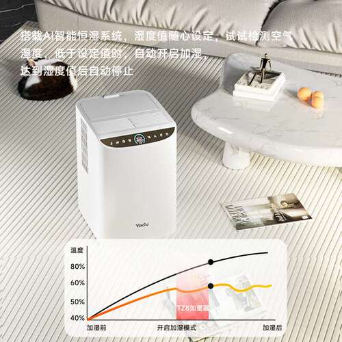 亚都YADUSZ1000-TZ8无雾加湿器家用大面积空气增湿器大容量水箱