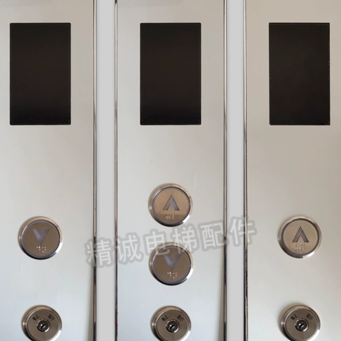 杭西奥H盒召唤B外呼TT盒15XOXJ0显示单梯A-A3040电梯 外呼10AS板