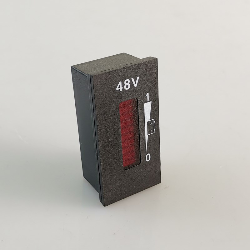 电动观光车电量表竖向安装 车巡逻车电量表电量显示表