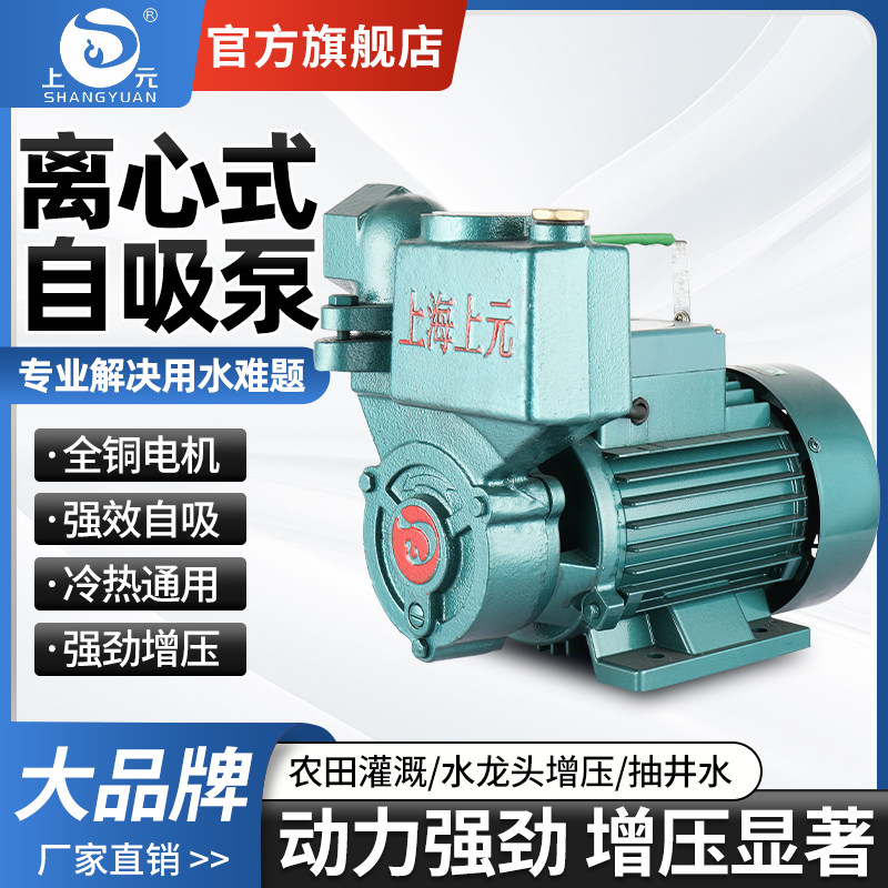 上海上元增压泵 离心式自吸泵扬程大抽水泵图片