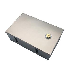 加厚并排2位车充电插座防水带锁防盗室外保护盒