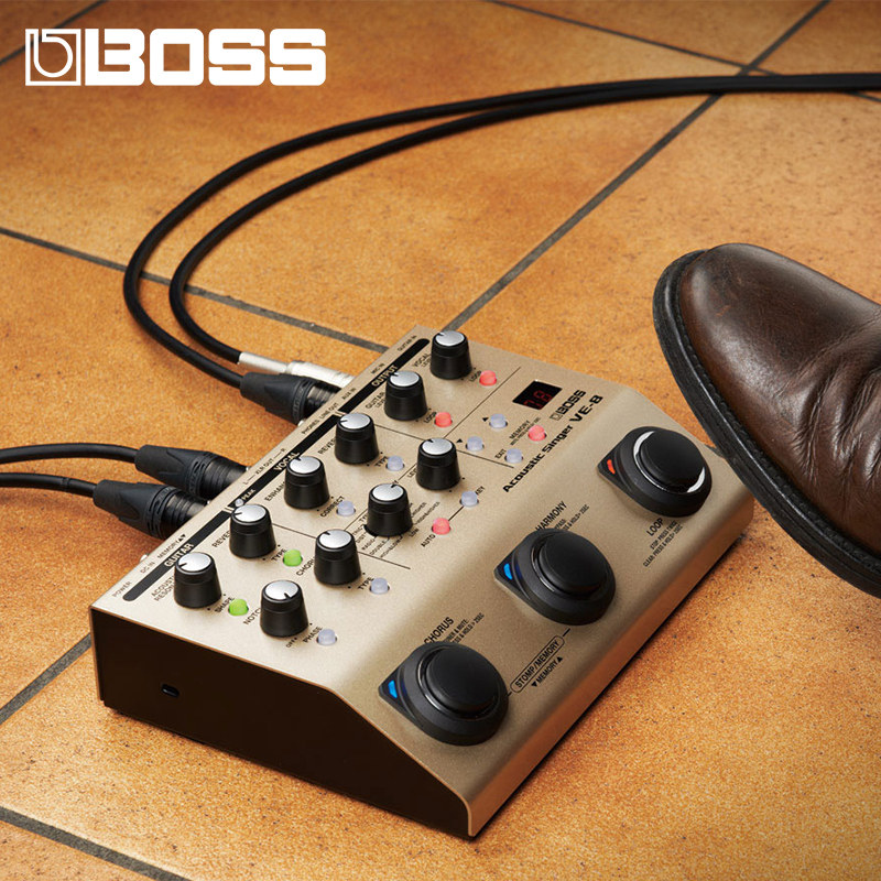 罗兰O人声效果器E乐句循环踏板E民谣木吉他弹唱和声单块