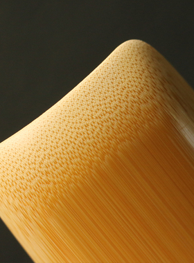 精选高密度十年以上老料纯手工精工万目镜面打磨茶道茶则两件竹