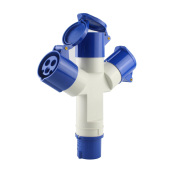 三通防水工业航空插座防爆连接器型一分三