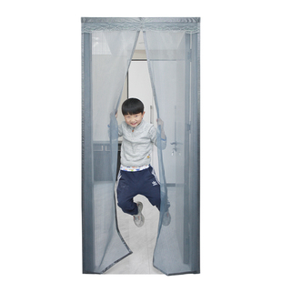 防蚊金刚网磁铁免打孔静音磁吸家用厨房隔断帘纱窗纱门帘 家用夏季