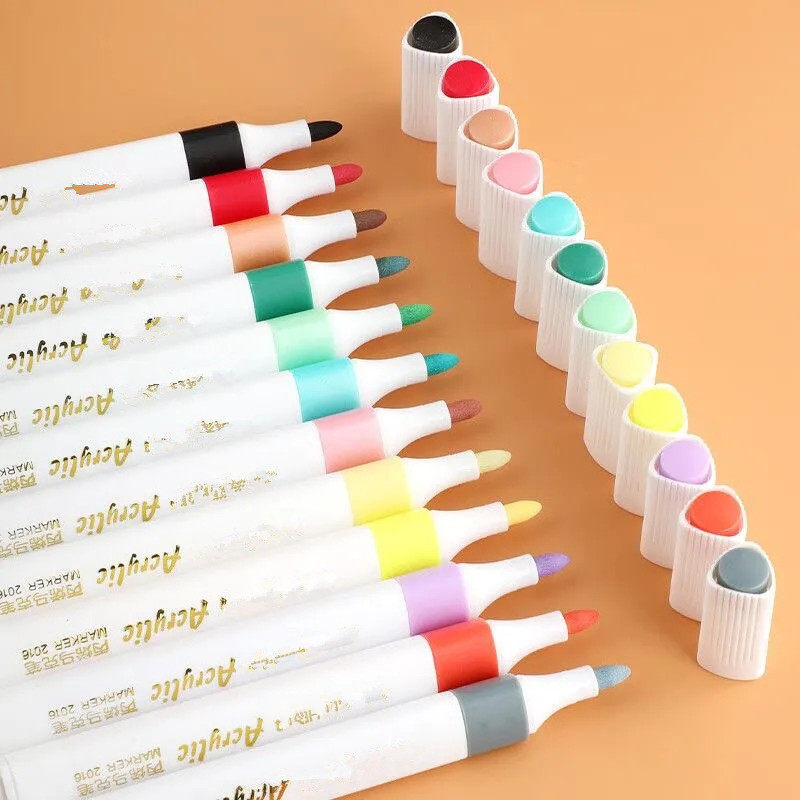 10支品牌彩色记号笔丙烯儿童专用业不透纸可叠色学生美术幼儿园,节庆用品/礼品,文化创意文具,淘宝优惠券,粉丝福利购,淘宝优惠卷