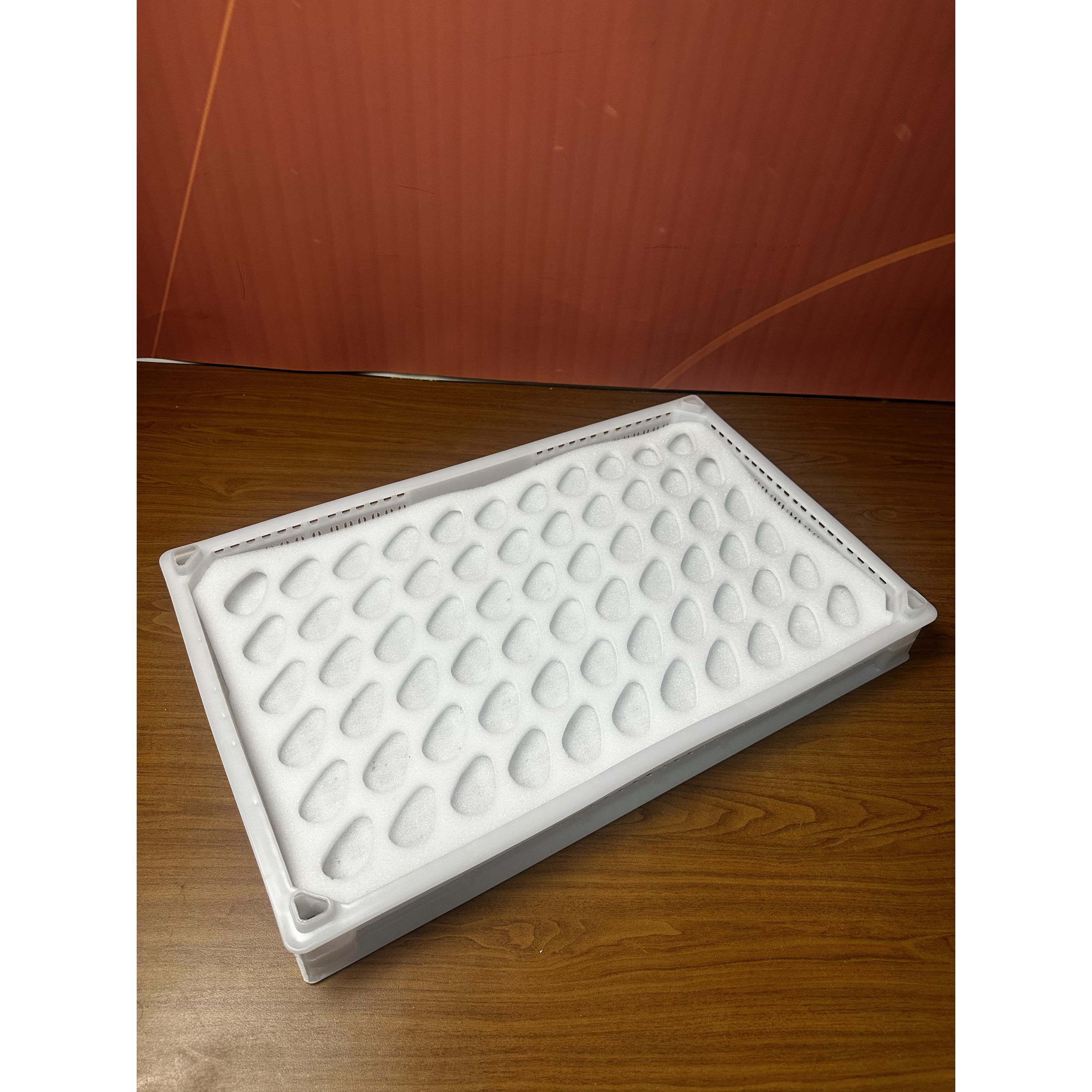 草莓运输专用箱草莓海绵托 托盘周转筐长方形加厚塑料筐托 托盘草