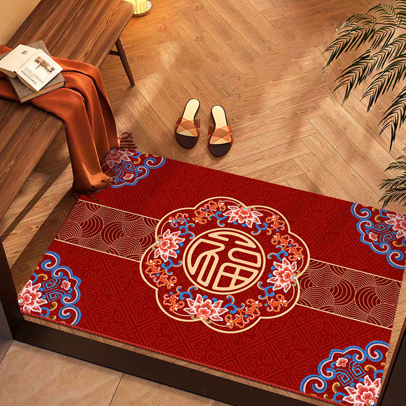 福字地垫入户门垫中式红色喜庆门口进门乔迁之喜新居入宅家用地毯,居家布艺,入户地垫,淘宝优惠券,粉丝福利购,淘宝优惠卷