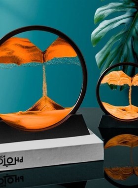 流沙画艺术摆件 轻奢创意礼物 桌面办公室玄关酒柜装饰品 3D解压