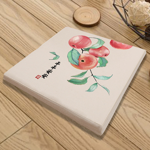 中式 沙发坐垫椅子垫百财好运寓意座垫定制官帽椅圈椅垫子榻榻米垫