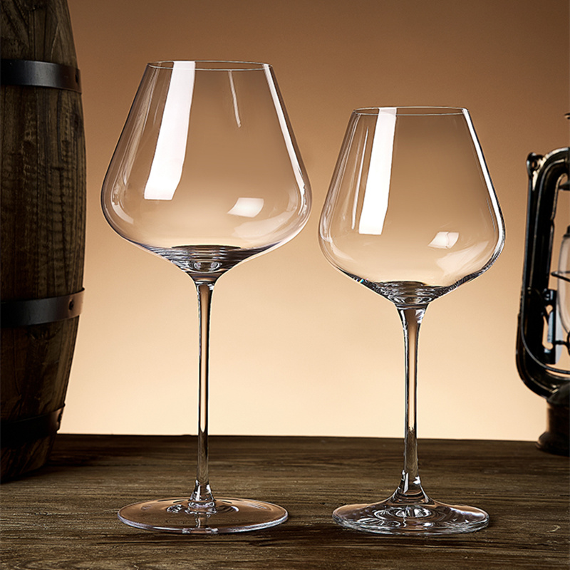 家用新款水晶红酒杯商用大号勃艮第杯欧式高脚杯子高颜值大肚酒杯