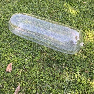 透明充气圆柱沙发腰靠枕头抱枕颈枕椭圆夹腿枕圆形枕套芯长度可定