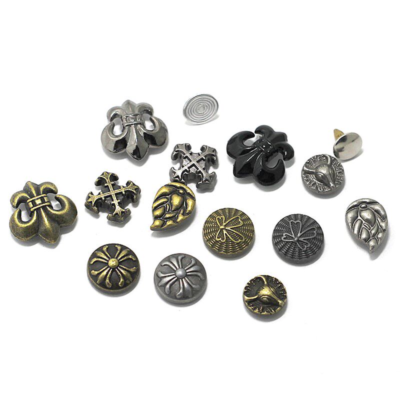 复古铆钉扣帽钉扣 纽扣扣子DIY手工皮具包牛仔裤钮扣手表带装饰扣