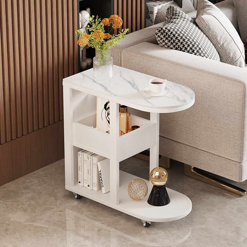 简约沙发边柜侧边柜小户型客厅可移动极窄小边几茶水柜一体沙发旁