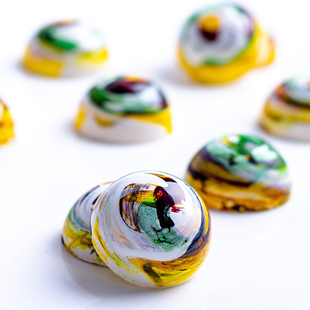 旭泰源星空半圆巧克力模具星球立体朱古力PC材质塑料创意烘焙工具