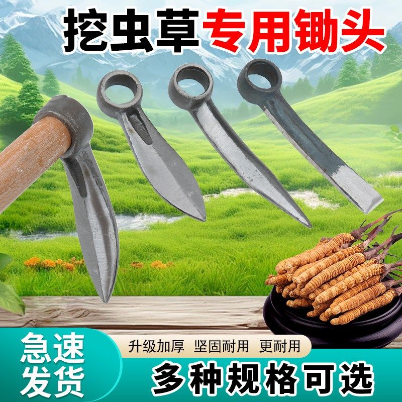虫草锄挖虫草挖草药中药手工锻打小锄头农用园艺农具加厚小锄包邮,鲜花速递/花卉仿真/绿植园艺,锄头,淘宝优惠券,粉丝福利购,淘宝优惠卷