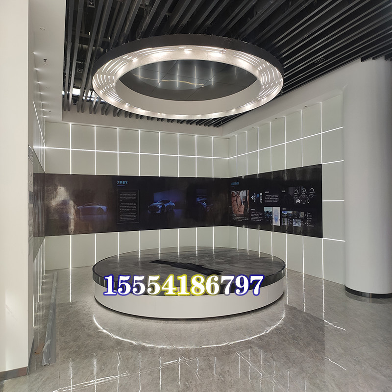 电动遥控自动升降舞台店汽车旋转台展台车库调头转盘车间工作台