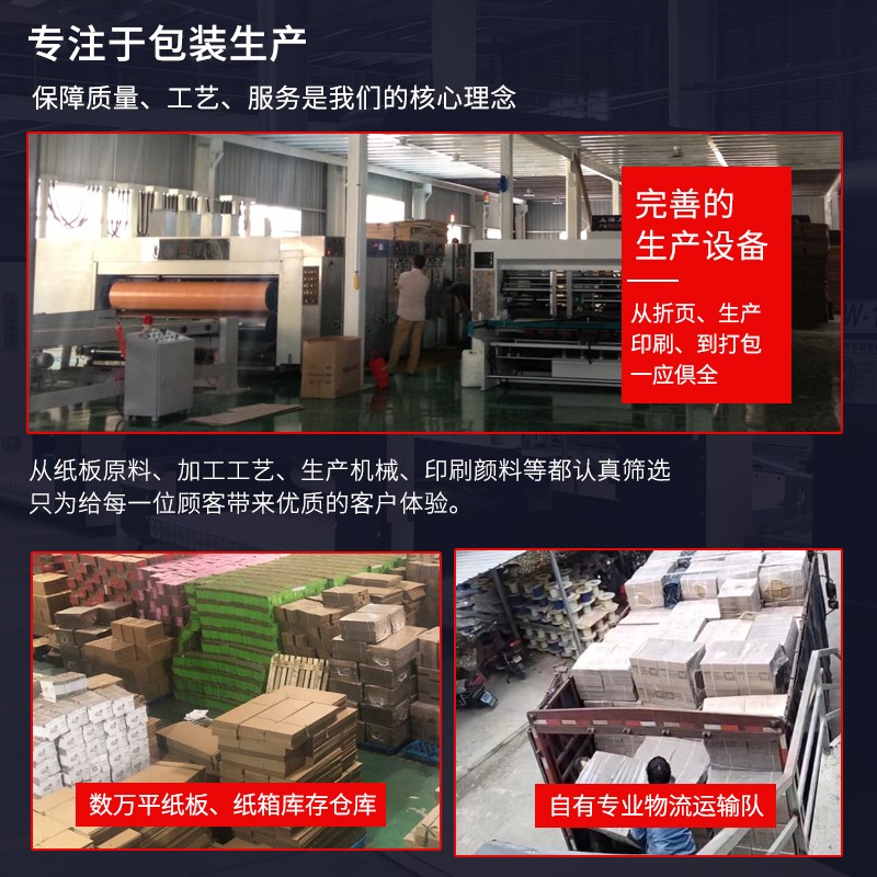 浩宇包装打包纸箱扁平快递纸盒定制纸箱子邮政纸壳半箱图片
