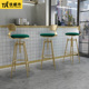 吧台椅现代酒吧椅升降旋转家用高脚凳吧台奶茶圆