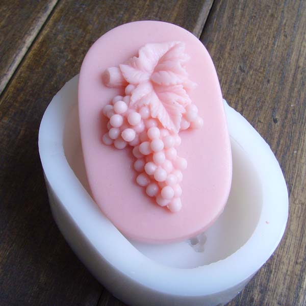 DIY硅胶皂模 手工皂月饼香熏石膏盐雕模具肥皂模