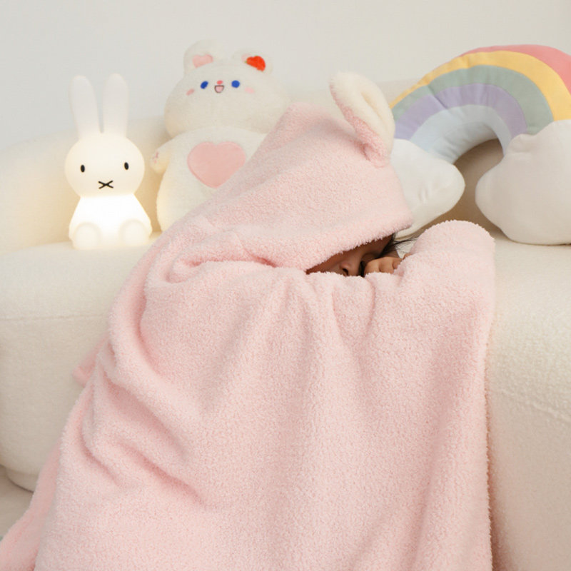 呼呼熊小学生午睡毯子 教室午休毛毯披肩斗篷 儿童毛毯冬季加厚,床上用品,休闲毯/毛毯/绒毯,淘宝优惠券,粉丝福利购,淘宝优惠卷