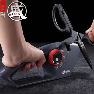 三本盛多功能磨刀神器 磨刀石快速磨刀器手动 家用菜刀厨房易磨刀
