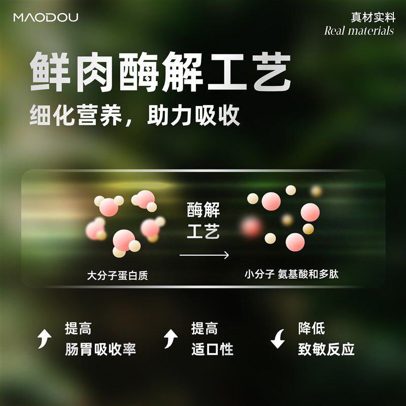 小毛豆归真猫粮鱼肉酶解猫粮乳铁蛋白肉肉猫条全阶段通用豆哥推荐