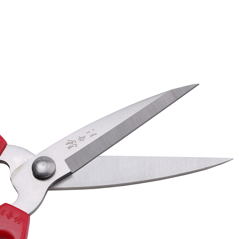 汪吾铨家用剪刀不锈钢办公剪纸家用剪布家庭红色小剪子剪布剪纸