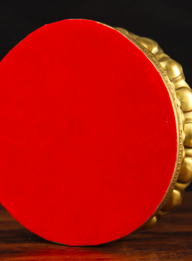 铜莲花底座 铜底座摆件