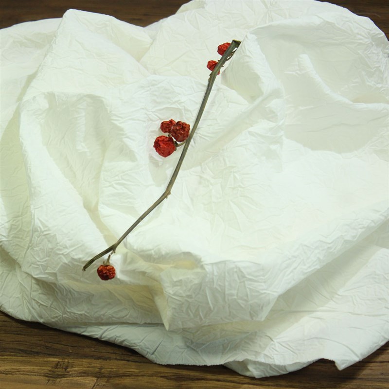 瓦娜家设计师款高支高密棉面料自带皱皱衬衫连衣裙服装布料白色款