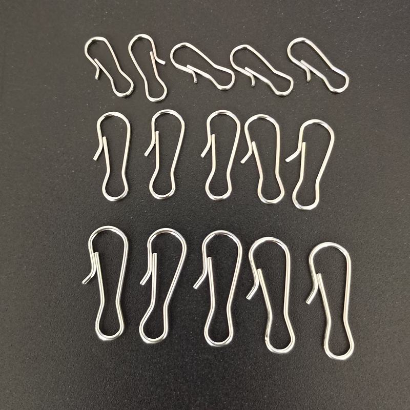 水晶灯配件钢扣挂钩珠帘门帘 轨道钢扣 DIY配件不锈钢朱胆扣包邮