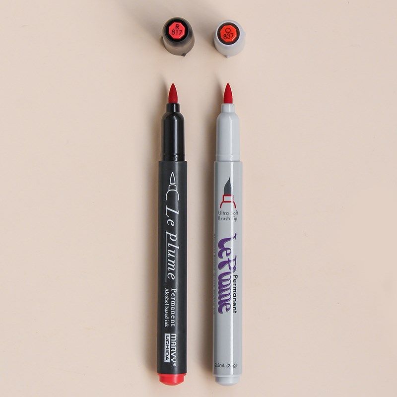 内田美辉软头马克笔全套3000油性漫画肤色手绘套装动漫设计学生用