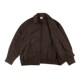 IDLT 潮 夹克宽松风衣方领外套哈灵顿欧美街头风格 咖啡色 廓形工装