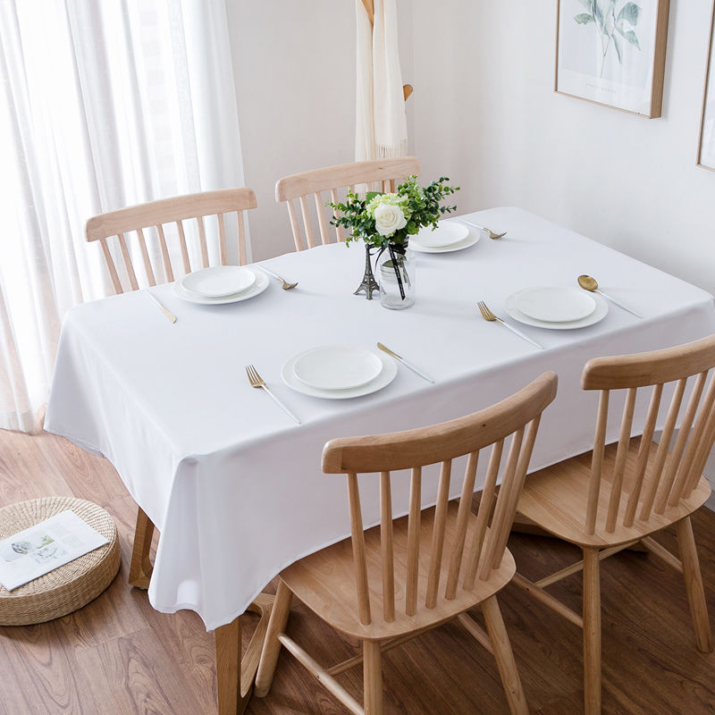 定制酒店会议桌布长方形台布会议台裙平纹台布墨绿色蓝色白色红色