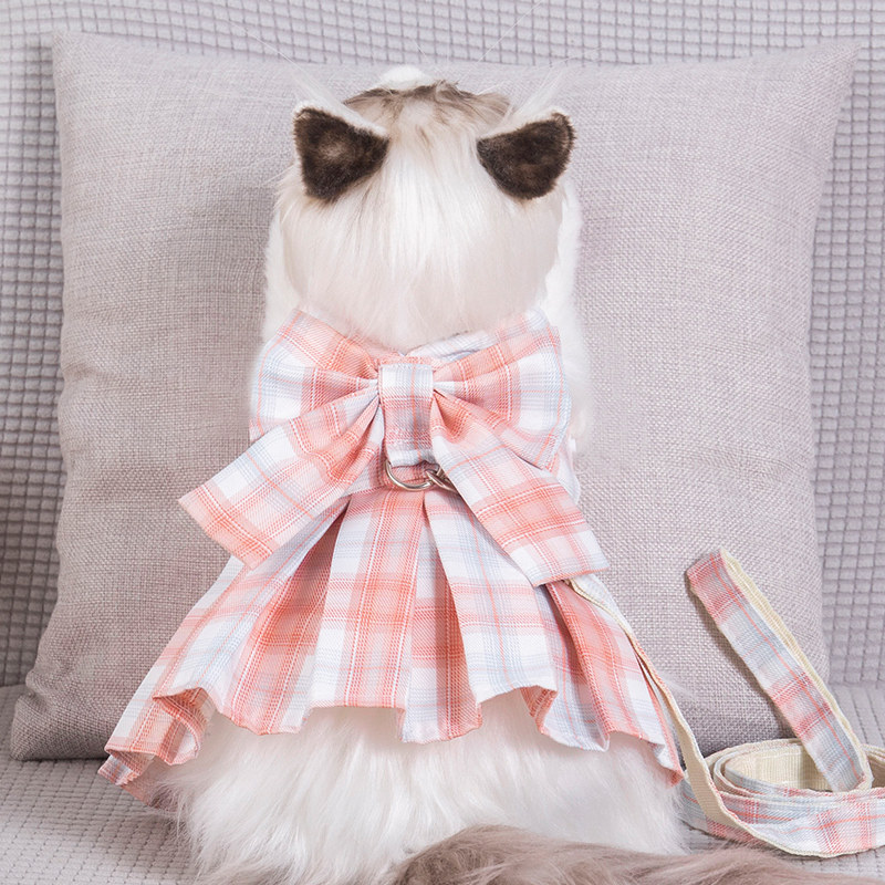 猫咪可牵引衣服背心式牵引绳英短布偶蓝猫专用防挣脱外出小猫绳子,宠物/宠物食品及用品,猫牵引绳,淘宝优惠券,粉丝福利购,淘宝优惠卷