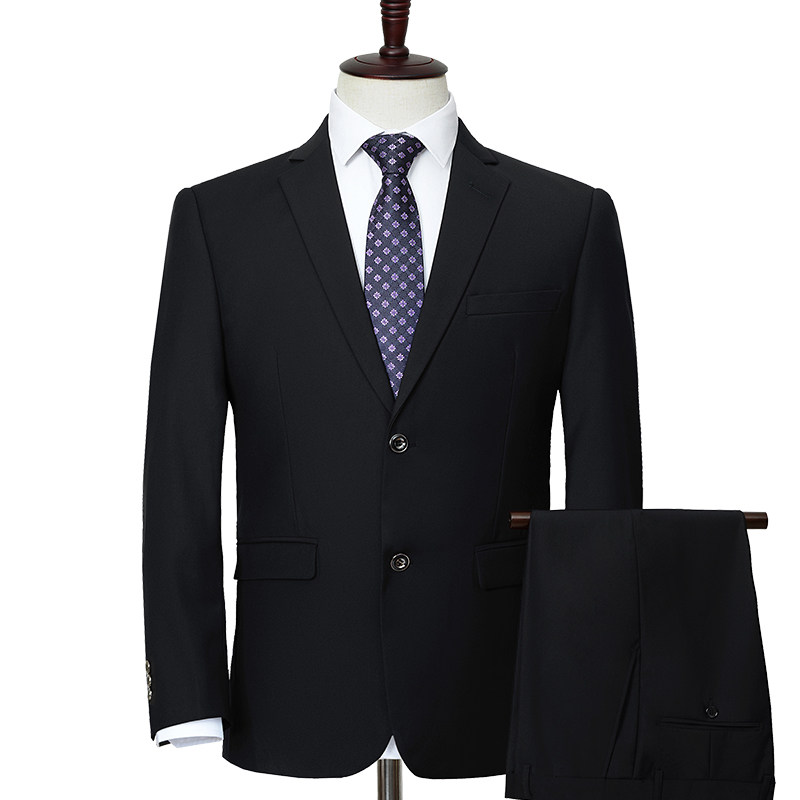 大码西服套装男士加肥加大胖子商务西装职业正装宽松外套结婚礼服
