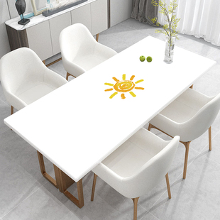 桌布in风书桌防水防油防烫免洗长方形餐桌垫子软玻璃茶几垫