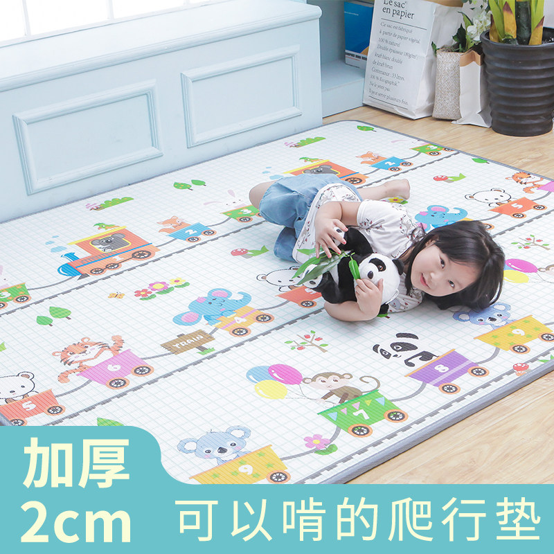 儿童宝宝爬行垫加厚厘客厅环保婴幼爬爬垫味垫子整张