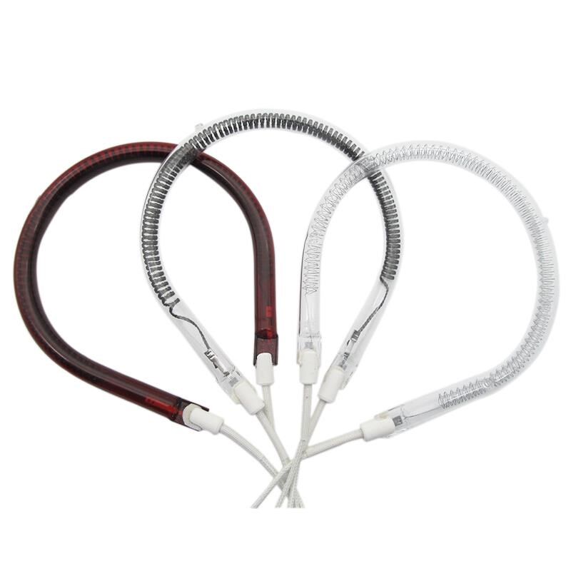 小太阳发热管取暖器加热管电暖扇卤素碳纤维梨型管烤火炉灯管