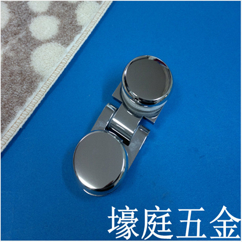 浴室夹精铸玻璃门合页橱柜门夹展示柜铰链酒柜书柜子门铰