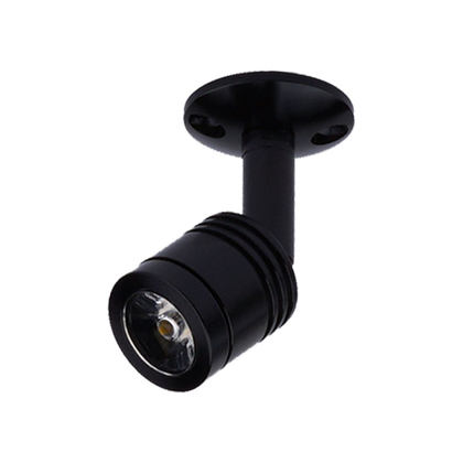 低压12V明装小射灯led吸顶柜台灯1W 酒柜吧台珠宝饰品展柜灯聚光