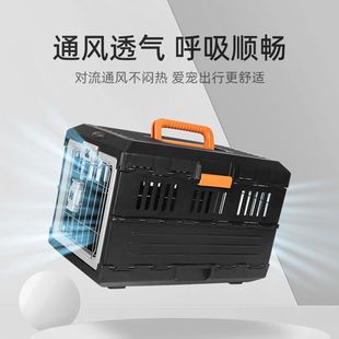 可折叠狗笼子便携式猫咪外出猫包航空箱宠物比熊外出箱车载笼子
