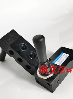 手动阀2W511-10-M手坂阀二位五通板式碟阀手动换向手板阀