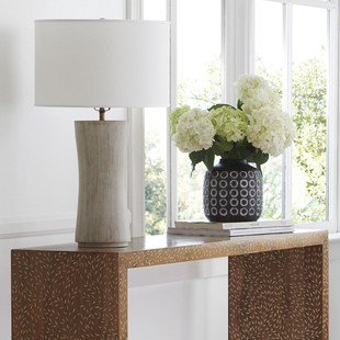 美式乡村简约海滨风实木台灯复古温馨卧室床头灯客厅边桌装饰灯具